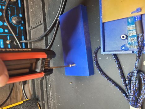 picture of 3d printed case blue